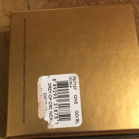 Coach Empty necklace box - Picture 2 of 7